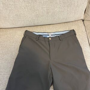Peter Millar Gray golf shorts